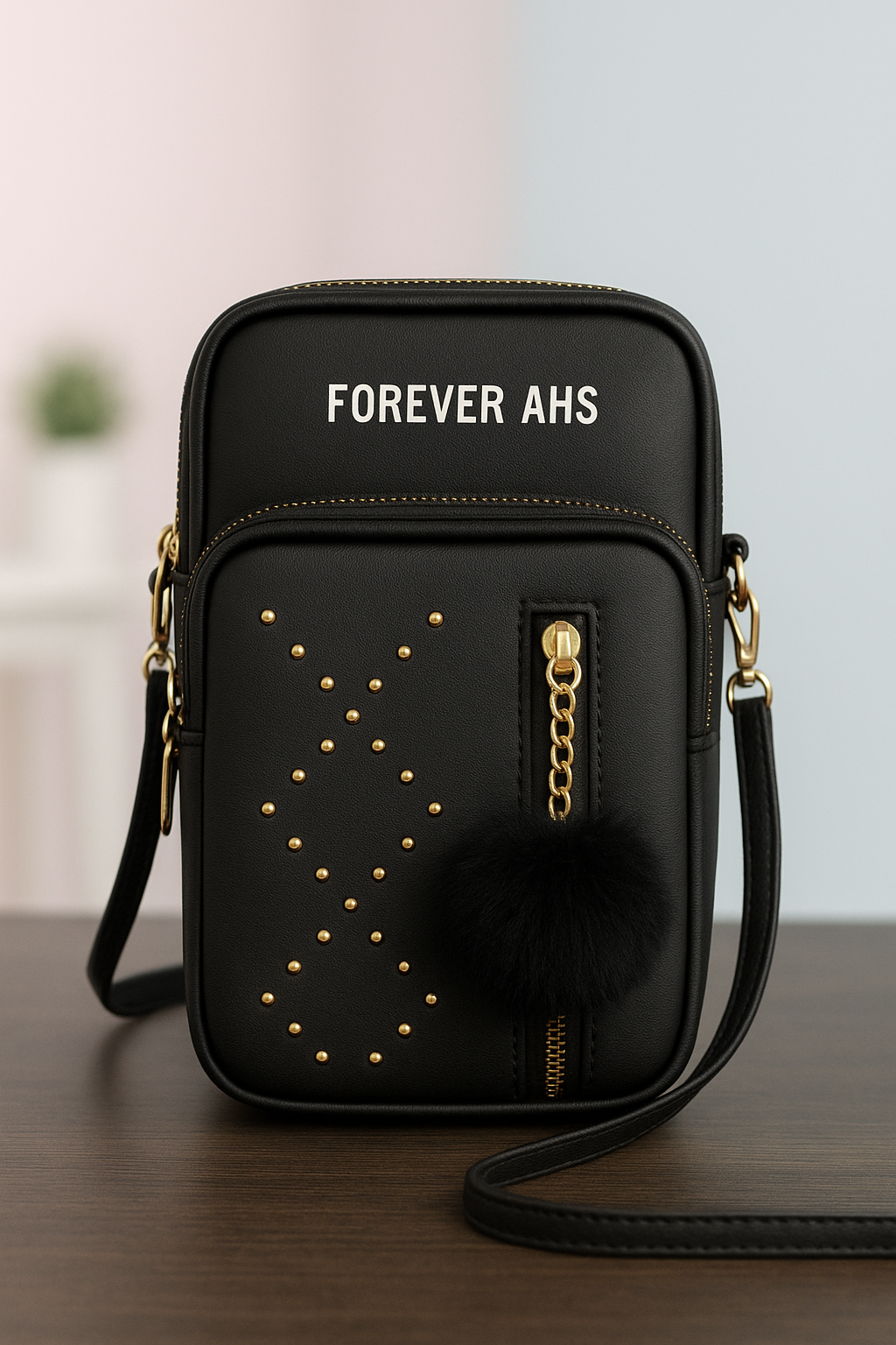 Luxe Studded Crossbody" ASH-CR-076