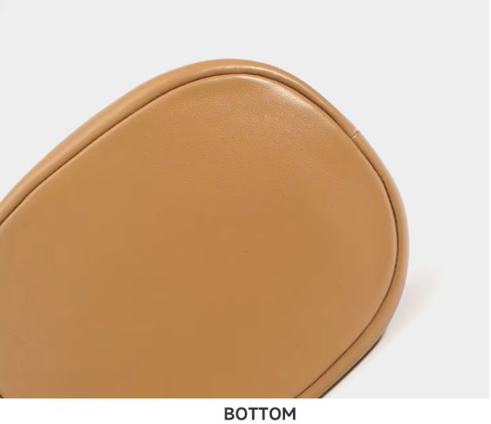 Bucket Crossbody Bag with Pleated Drawstring