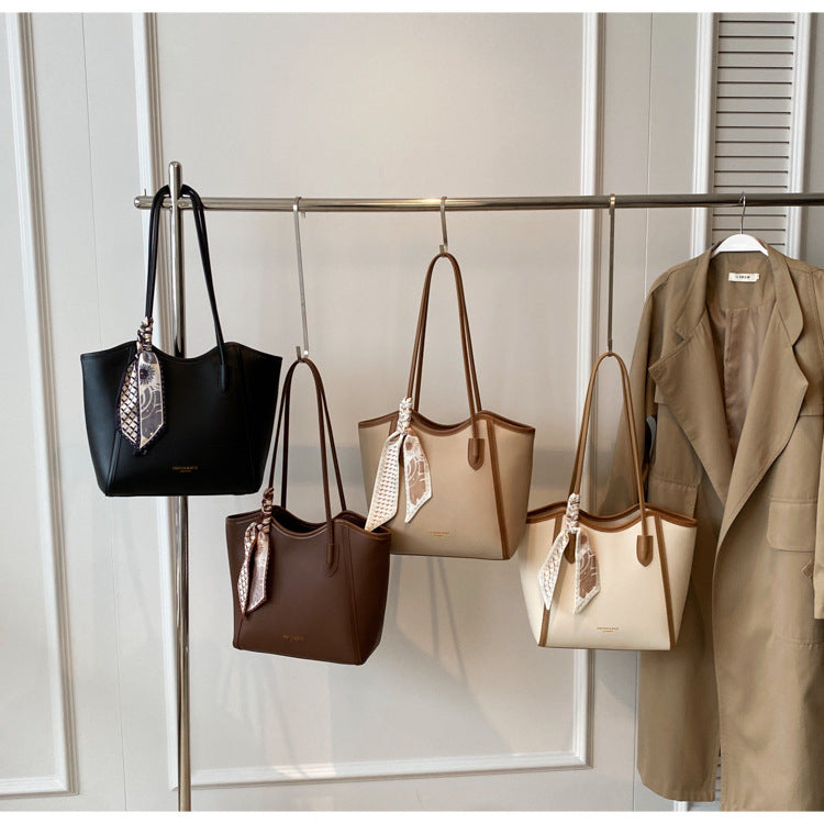 Luxury Designer Handbags Purses With Scarf Decorated ASH-CR-078