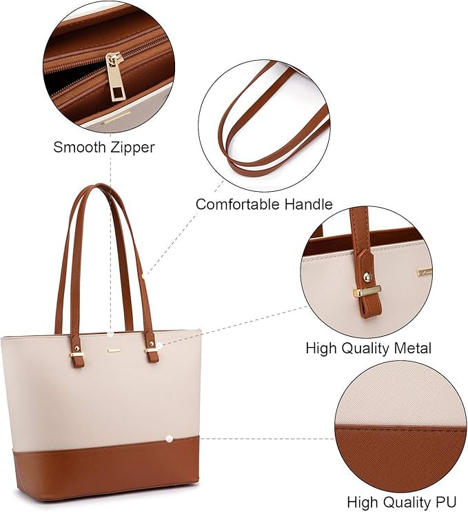 Ladies Shoulder 3 Pcs Bag Set ASH-CR-018