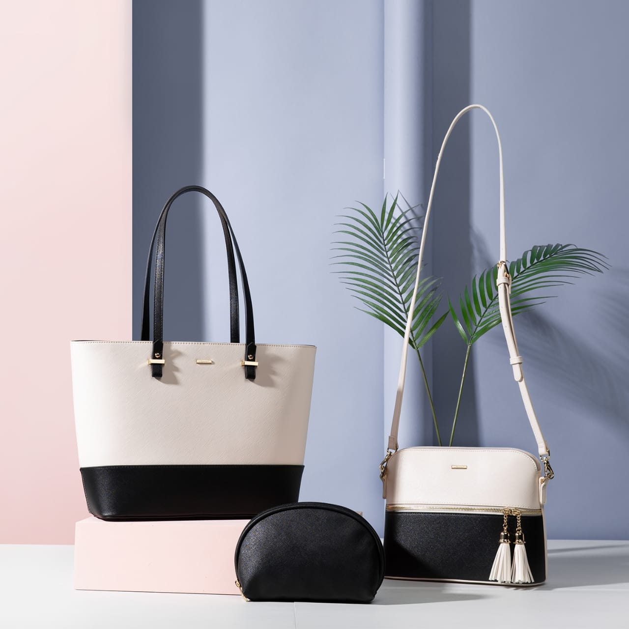 Ladies Shoulder 3 Pcs Bag Set ASH-CR-018