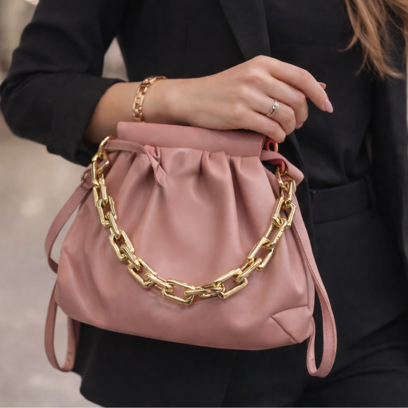 Ladies  Chain Bucket Bag ASH-CR-021