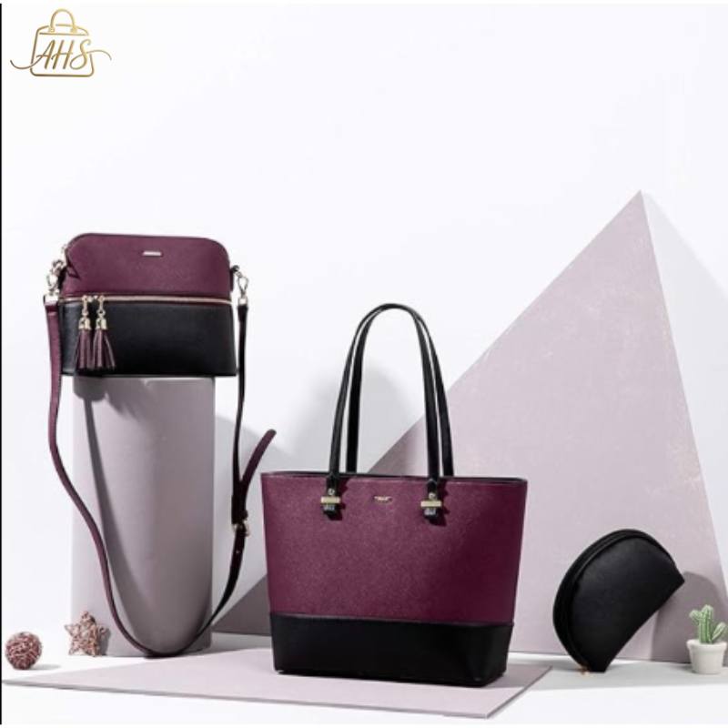 Ladies Shoulder 3 Pcs Bag Set ASH-CR-018