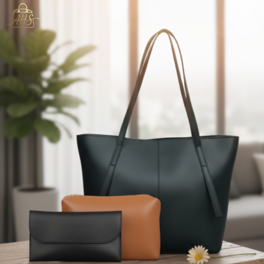 Designer Vintage Women's 3 Pcs Bag Set ASH-CR-054