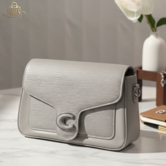 The Perfect Minimalist Light Grey Handbag ASH-CR-102